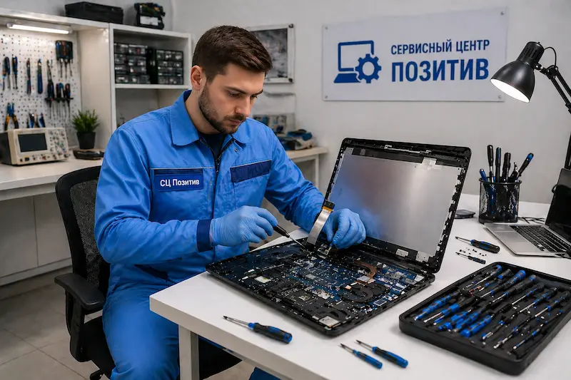 Замена шлейфа матрицы ноутбука в Стерлитамаке