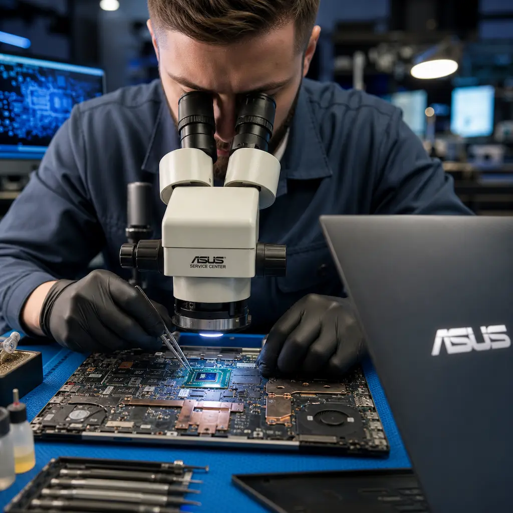 Замена видеокарты ноутбука Asus в Стерлитамаке