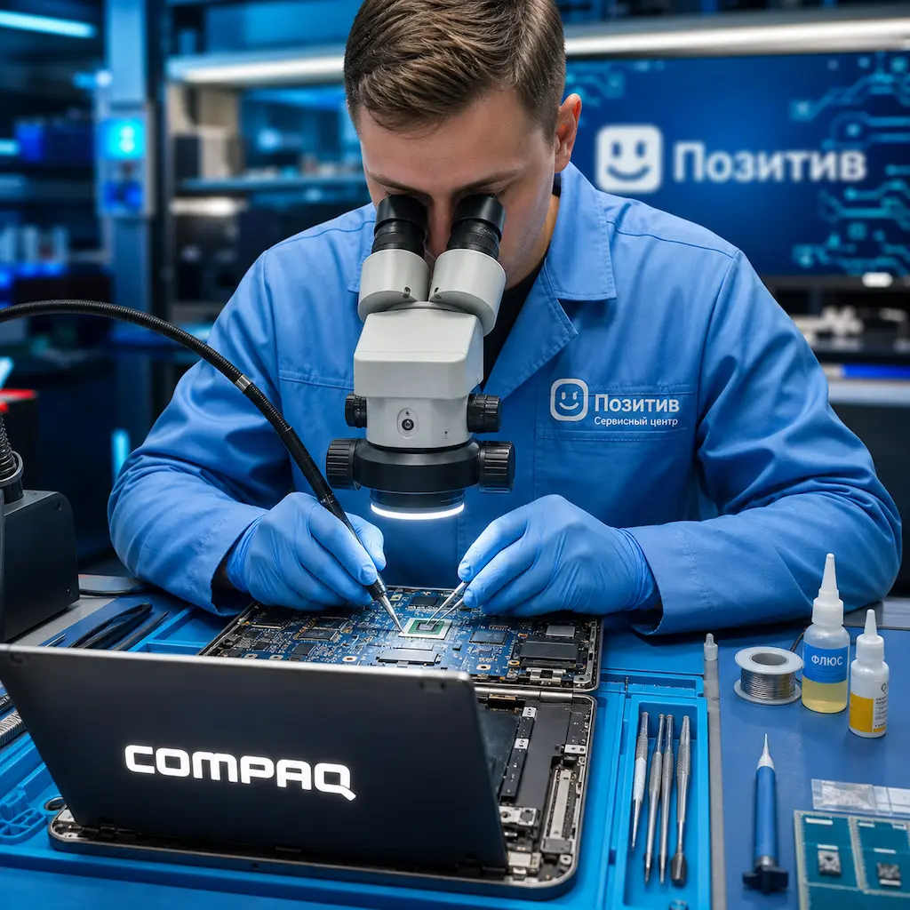 Замена видеокарты ноутбука Compaq в Стерлитамаке