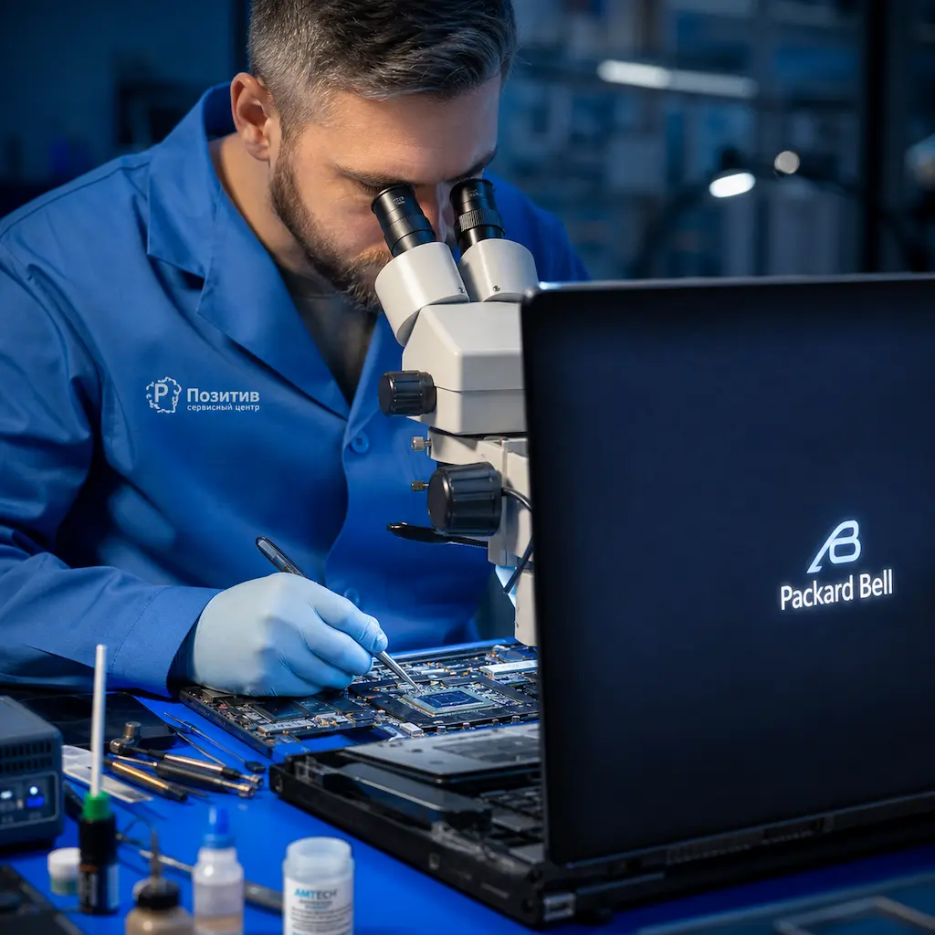 Замена видеокарты ноутбука Packard Bell в Стерлитамаке