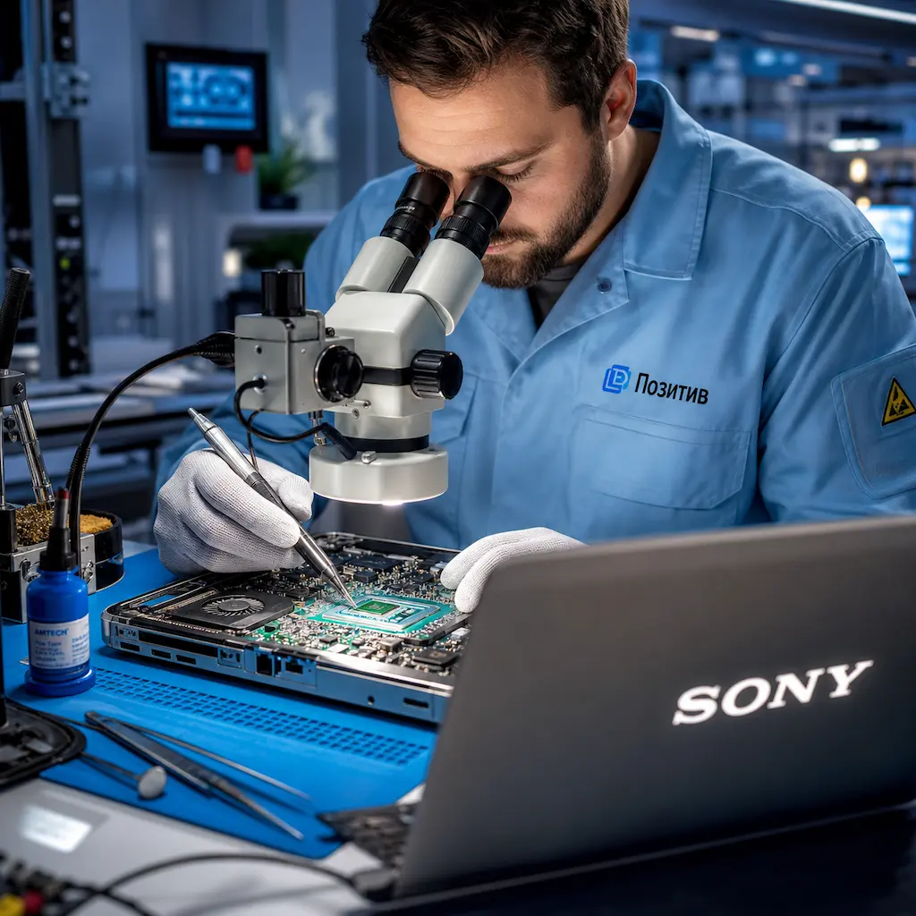 Замена видеокарты ноутбука Sony в Стерлитамаке