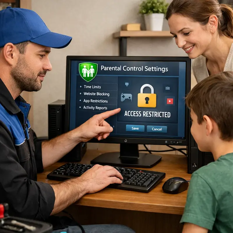 Родительский контроль на компьютере и ноутбуке в Стерлитамаке