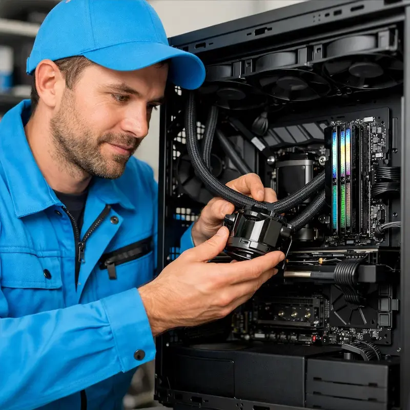 Установка СЖО на ПК в Стерлитамаке