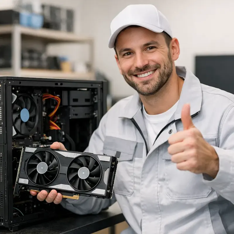 установка видеокарты на ПК в Стерлитамаке