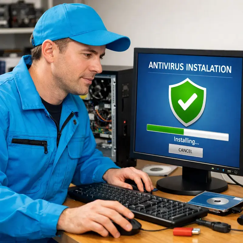 Установка антивируса на ноутбук в Стерлитамаке