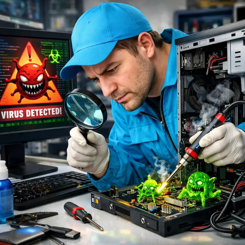 Вылечить компьютерный вирус в Стерлитамаке